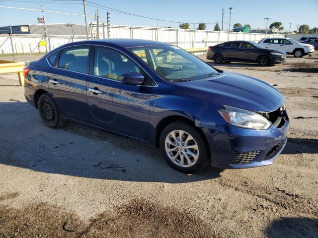 3N1AB7APXKY368460 - 2019 NISSAN SENTRA S BLUE photo 4