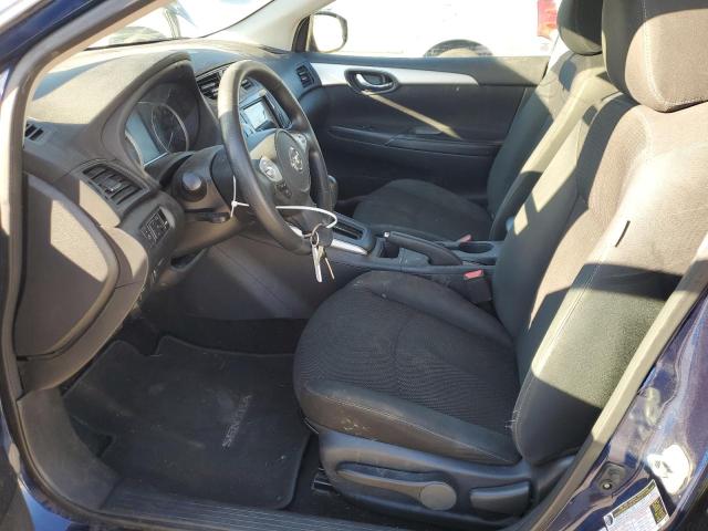 3N1AB7APXKY368460 - 2019 NISSAN SENTRA S BLUE photo 7