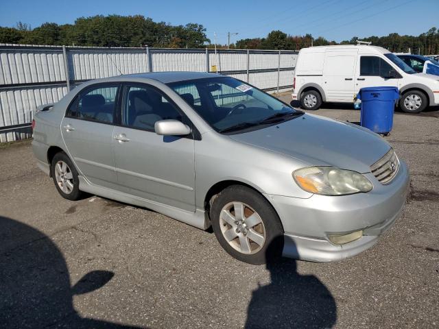 2T1BR32E93C124108 - 2003 TOYOTA COROLLA CE GRAY photo 4