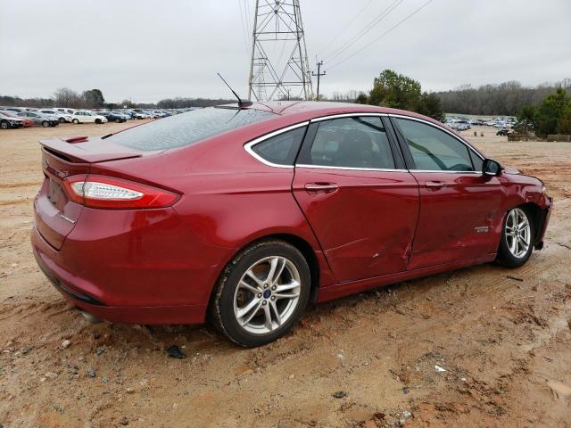 3FA6P0SU7GR350392 - 2016 FORD FUSION TITANIUM PHEV RED photo 3