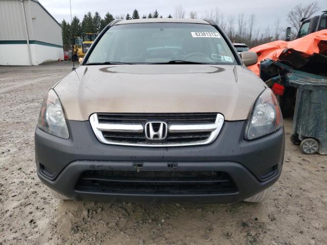 SHSRD78832U012736 - 2002 HONDA CR-V EX TAN photo 5