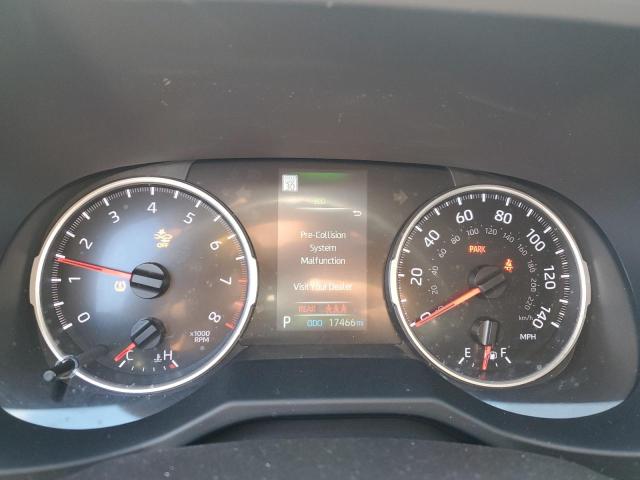 2T3F1RFV5NC282865 - 2022 TOYOTA RAV4 LE ვერცხლისფერი ფოტო 9