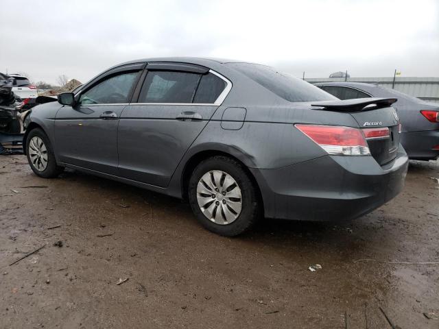 1HGCP2F36CA179019 - 2012 HONDA ACCORD LX GRAY photo 2