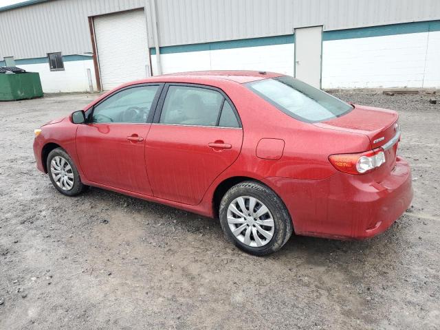 2T1BU4EE4DC107668 - 2013 TOYOTA COROLLA BASE RED photo 2