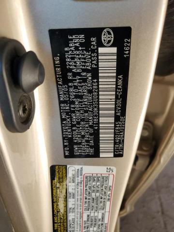 4T1BE30K35U082864 - 2005 TOYOTA CAMRY LE Qəhvəyi foto 12