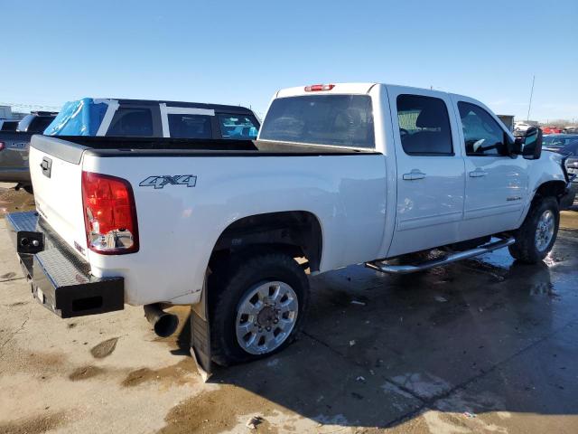 1GT121C80EF167906 - 2014 GMC SIERRA K2500 SLT WHITE photo 3