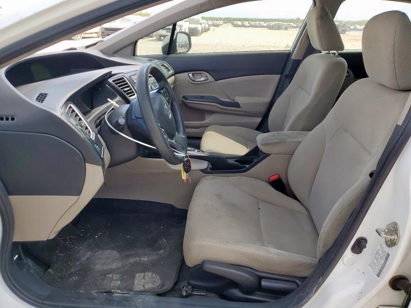 2HGFB2F60DH575567 - 2013 HONDA CIVIC HF თეთრი ფოტო 7