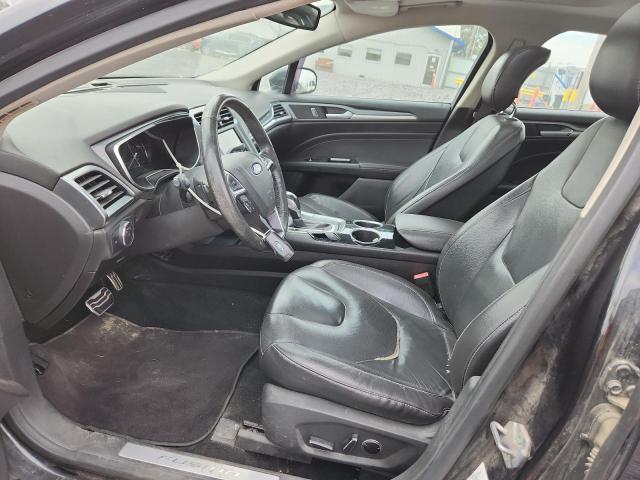 3FA6P0K90DR140580 - 2013 FORD FUSION TITANIUM შავი ფოტო 7