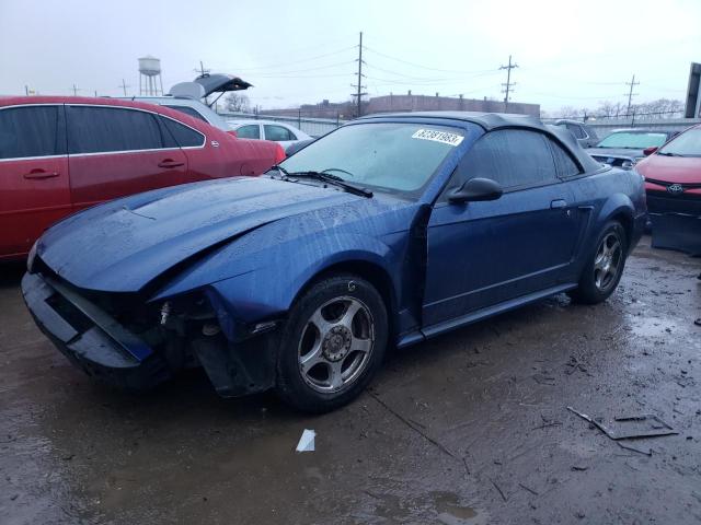 1FAFP44674F238366 - 2004 FORD MUSTANG BLUE photo 1