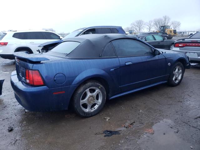 1FAFP44674F238366 - 2004 FORD MUSTANG BLUE photo 3