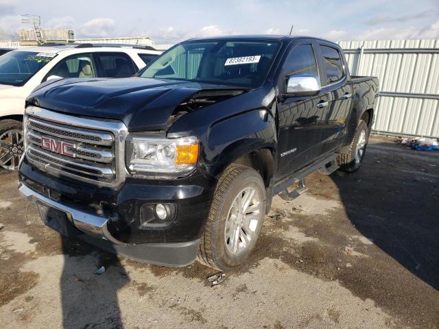 1GTG6CE3XF1224221 - 2015 GMC CANYON SLT GRAY photo 1