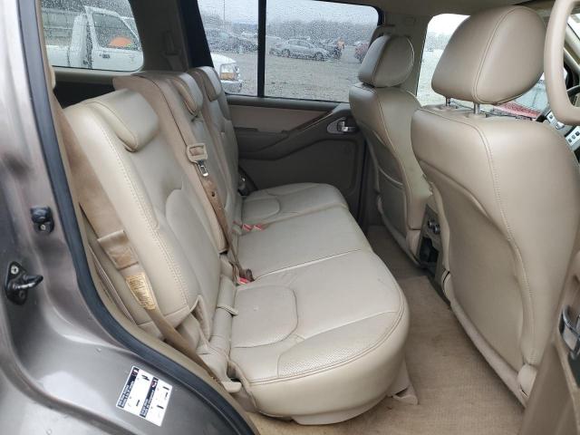 5N1AR18U86C652939 - 2006 NISSAN PATHFINDER LE ვერცხლისფერი ფოტო 11