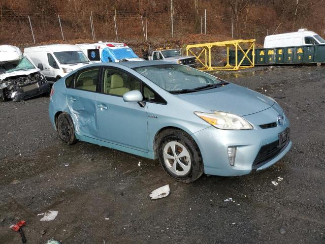 JTDKN3DU8F1889402 - 2015 TOYOTA PRIUS TEAL photo 4