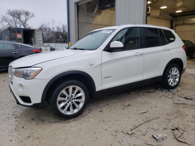 5UXWX9C55F0D55175 - 2015 BMW X3 XDRIVE28I WHITE photo 1