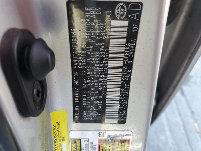 2T1BU4EE6AC413671 - 2010 TOYOTA COROLLA BASE Gümüş foto 12