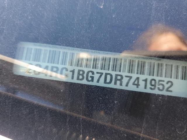 2C4RC1BG7DR741952 - 2013 CHRYSLER TOWN & COU TOURING SILVER photo 13