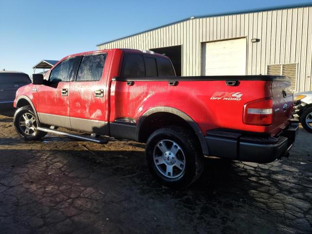 1FTPW04586KC57083 - 2006 FORD F150 RED photo 2