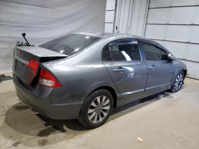 2HGFA16829H536114 - 2009 HONDA CIVIC EX GRAY photo 3