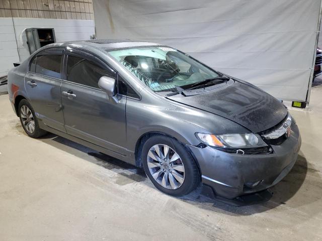 2HGFA16829H536114 - 2009 HONDA CIVIC EX GRAY photo 4