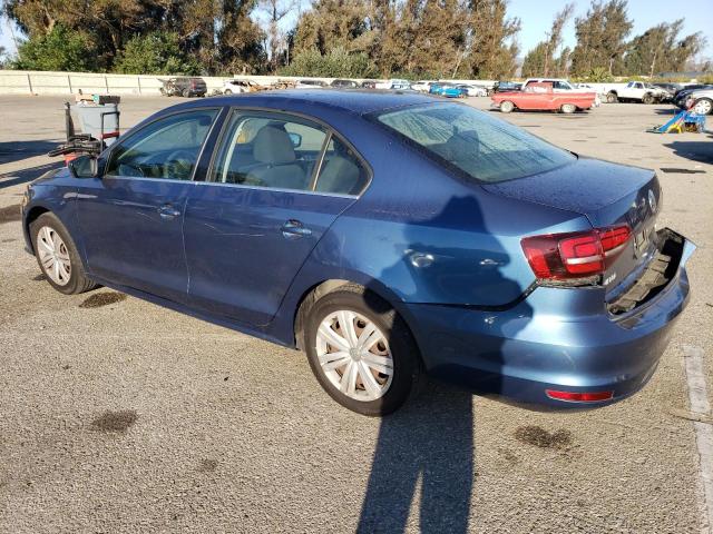 3VW2B7AJ2HM281937 - 2017 VOLKSWAGEN JETTA S BLUE photo 2