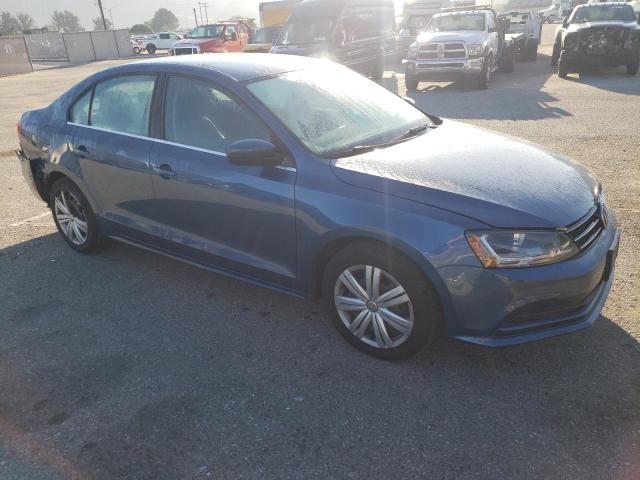 3VW2B7AJ2HM281937 - 2017 VOLKSWAGEN JETTA S BLUE photo 4