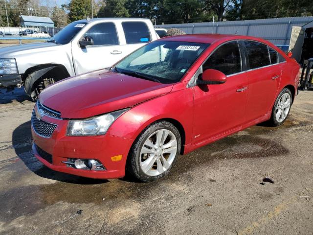 1G1PH5SC0C7317454 - 2012 CHEVROLET CRUZE LTZ RED photo 1