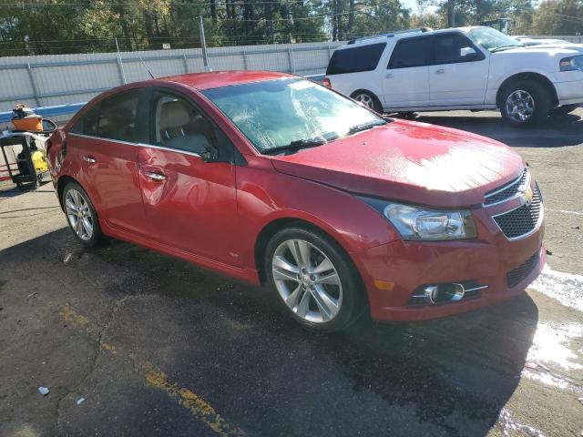 1G1PH5SC0C7317454 - 2012 CHEVROLET CRUZE LTZ RED photo 4