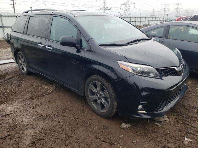 5TDXZ3DC7JS947545 - 2018 TOYOTA SIENNA SE BLACK photo 4