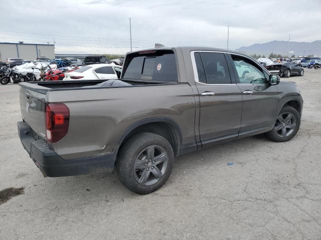 5FPYK3F75NB011577 - 2022 HONDA RIDGELINE RTL BROWN photo 3