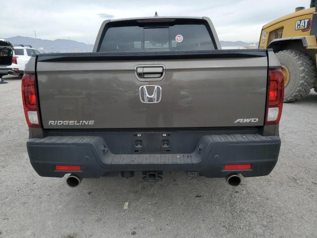 5FPYK3F75NB011577 - 2022 HONDA RIDGELINE RTL BROWN photo 6