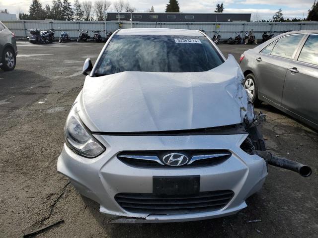 KMHCT5AE3CU021378 - 2012 HYUNDAI ACCENT GLS SILVER photo 5