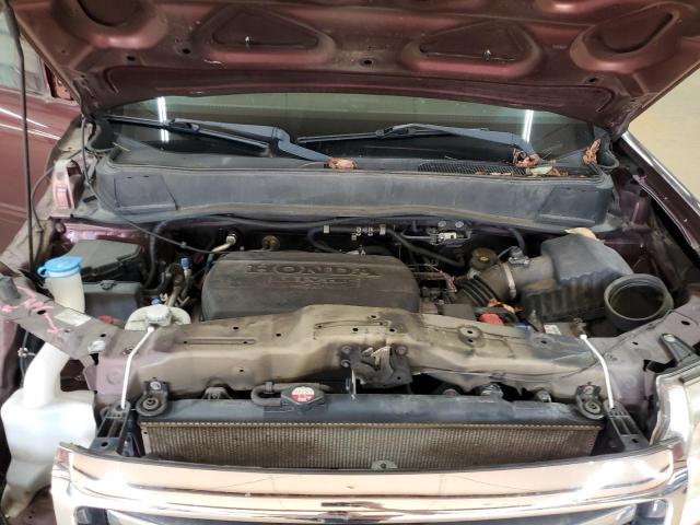5FNYF3H53DB027963 - 2013 HONDA PILOT EXL MAROON photo 12