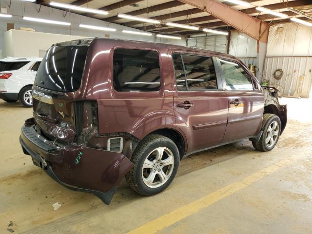 5FNYF3H53DB027963 - 2013 HONDA PILOT EXL MAROON photo 3