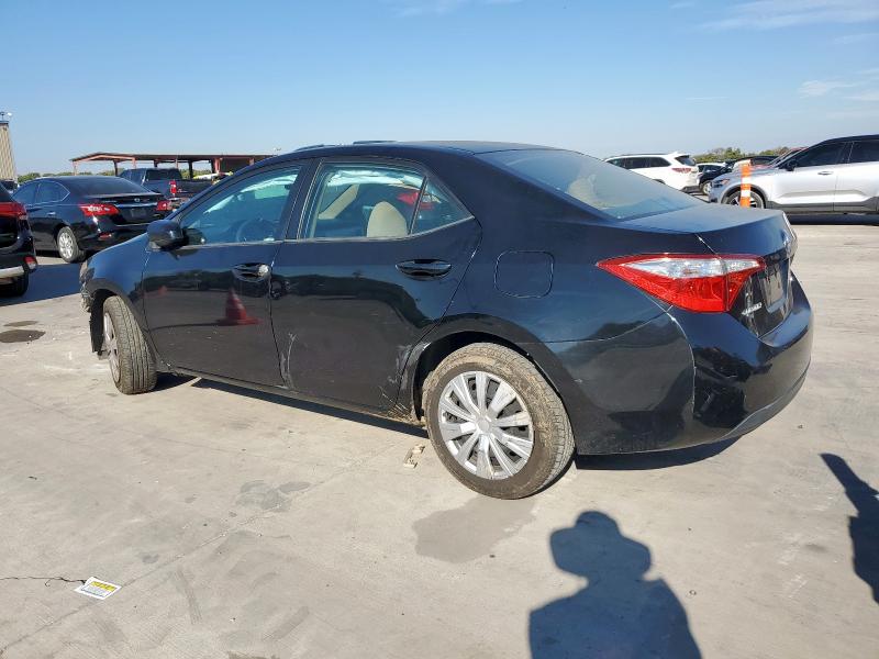 5YFBURHE8FP223869 - 2015 TOYOTA COROLLA L BLACK photo 2