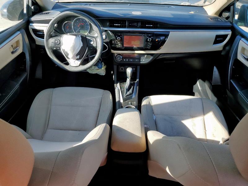 5YFBURHE8FP223869 - 2015 TOYOTA COROLLA L BLACK photo 8