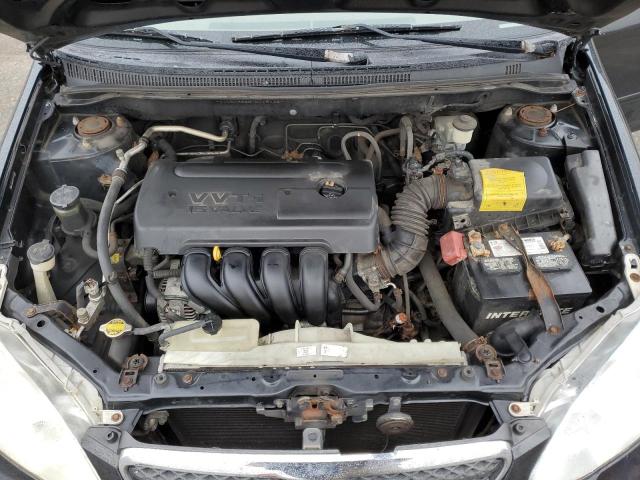 JTDBR32E370115436 - 2007 TOYOTA COROLLA CE BLACK photo 11