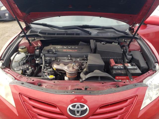 JTNBE46K373114265 - 2007 TOYOTA CAMRY CE RED photo 11