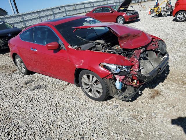 1HGCS1B88BA009169 - 2011 HONDA ACCORD EXL წითელი ფოტო 4