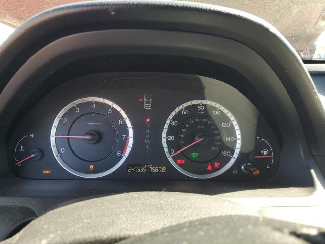 1HGCS1B88BA009169 - 2011 HONDA ACCORD EXL წითელი ფოტო 9