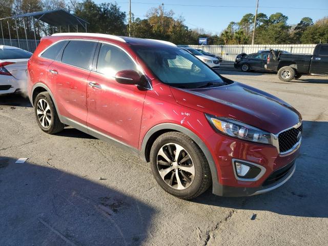 5XYPH4A56JG424013 - 2018 KIA SORENTO EX RED photo 4