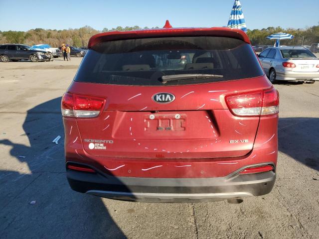 5XYPH4A56JG424013 - 2018 KIA SORENTO EX RED photo 6