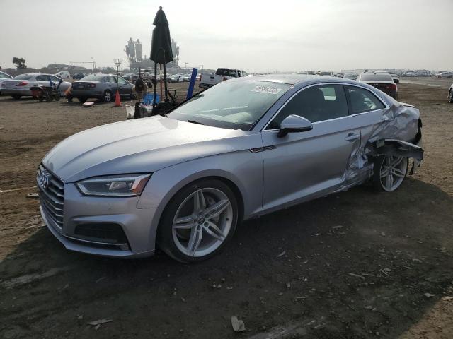 WAUTNAF5XJA001723 - 2018 AUDI A5 PREMIUM PLUS S-LINE SILVER photo 1