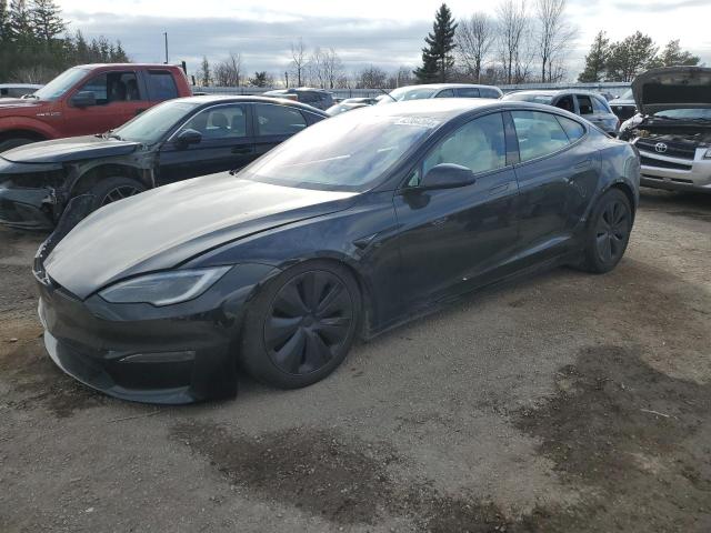 5YJSA1E56NF479033 - 2022 TESLA MODEL S BLACK photo 1