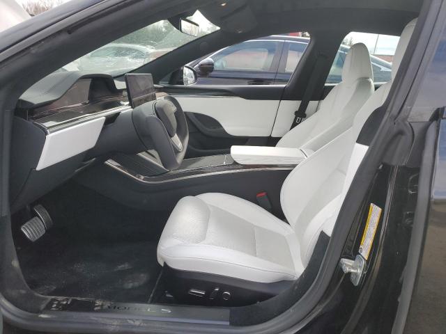 5YJSA1E56NF479033 - 2022 TESLA MODEL S BLACK photo 7