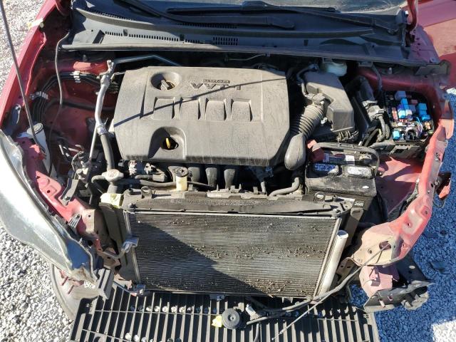 5YFBURHE8HP717040 - 2017 TOYOTA COROLLA L 红色 照片 11