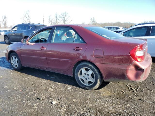 4T1BF32K63U060493 - 2003 TOYOTA CAMRY LE RED photo 2
