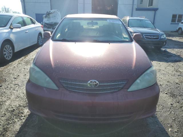 4T1BF32K63U060493 - 2003 TOYOTA CAMRY LE RED photo 5