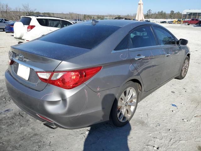 5NPEC4AC5DH640498 - 2013 HYUNDAI SONATA SE GRAY photo 3