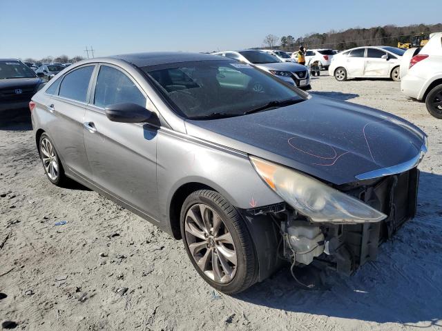 5NPEC4AC5DH640498 - 2013 HYUNDAI SONATA SE GRAY photo 4