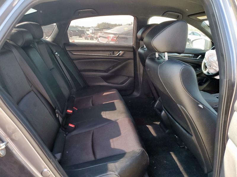 1HGCV1F34KA004136 - 2019 HONDA ACCORD SPORT ნაცრისფერი ფოტო 10